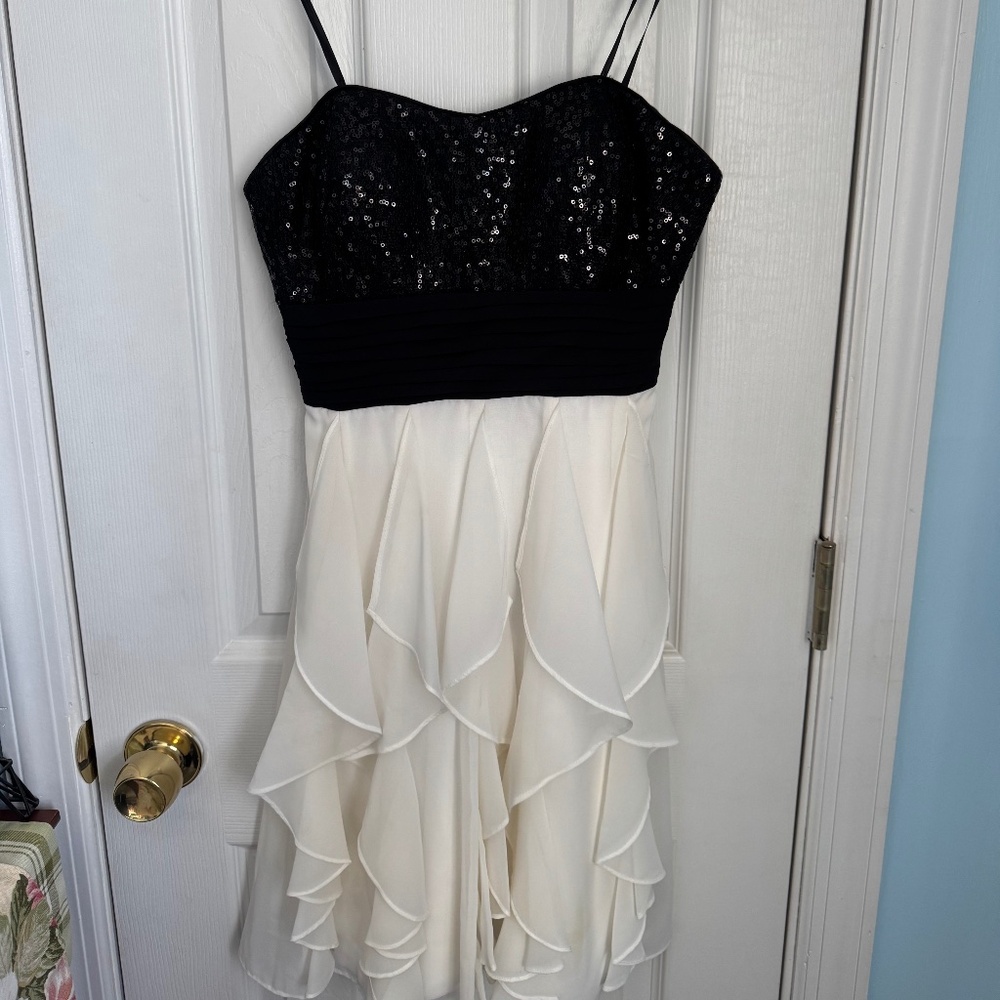 Black Sequin Dress
